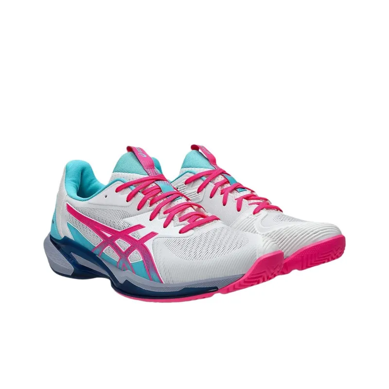 Asics Solution Speed Ff 3 Padel White Hot Pink-2