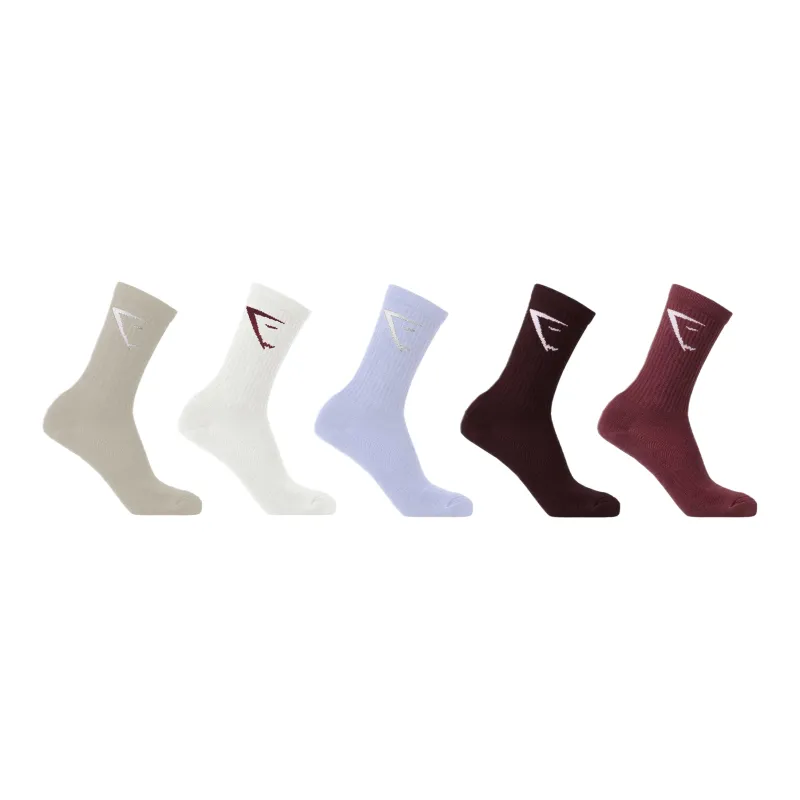 GYMSHARK Mid Calf Socks Unisex 5 Pack-1