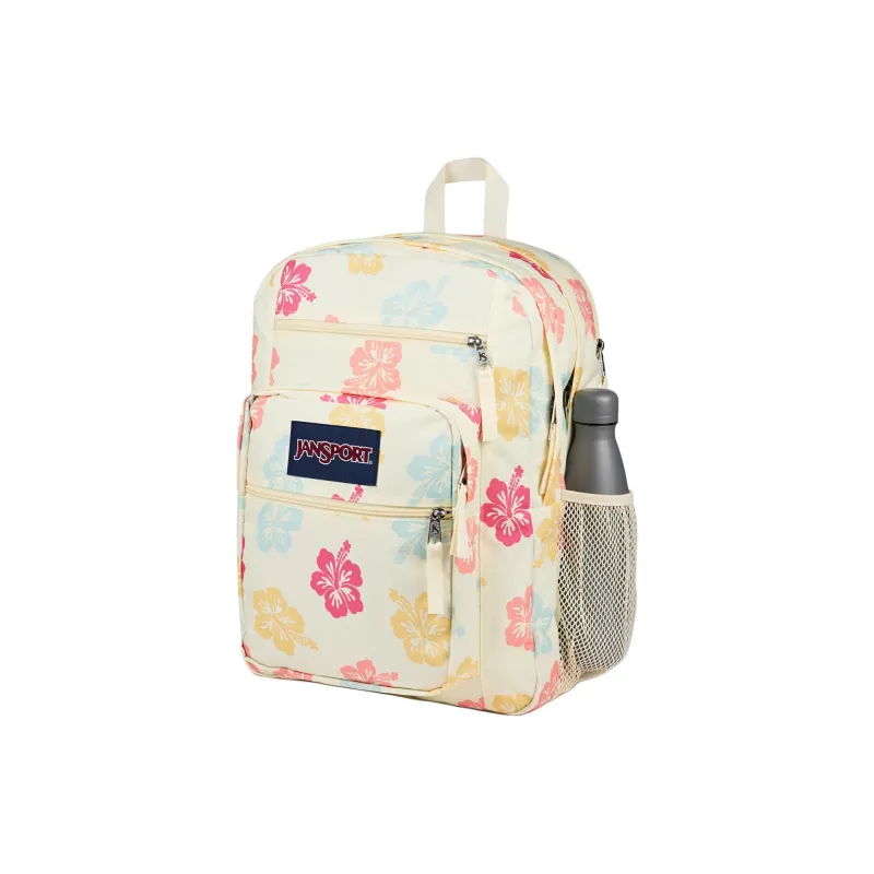 JanSport Polyester Backpack Women's Beige & Pink-2