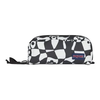 JanSport Recycled Polyester Clutch Unisex Black & White