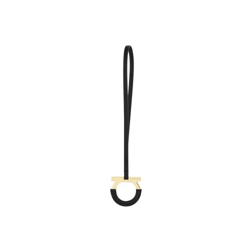 FERRAGAMO GANCINI Calfskin Bag Accessory Women's Black