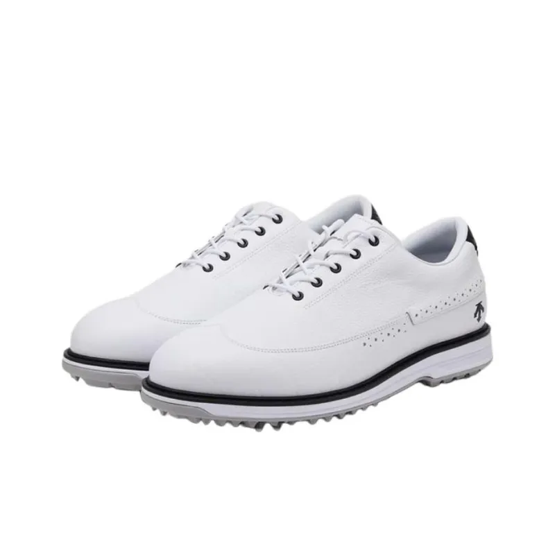 DESCENTE PRO CLASSIC LACE Low Top Golf Shoes Men's White-1