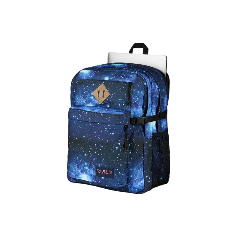 JanSport Recycled Polyester Backpack Unisex Blue-2