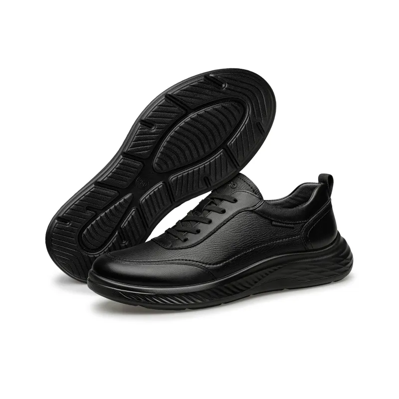 ZRO Low Top Casual Shoes Men's Black-4