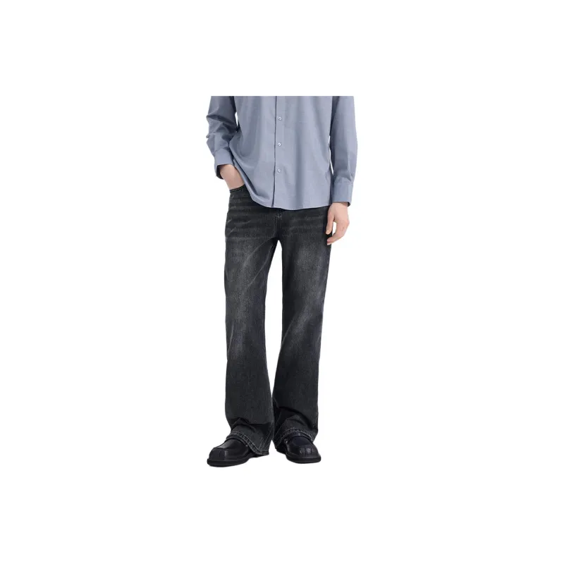 WILD LEADER Jeans Men's Black Gray-0