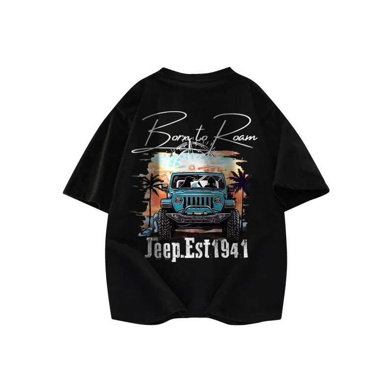 Jeep Pasture Horse Lifestyle T Shirt Unisex-9