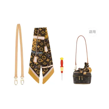 GUYI Cow Leather Patchwork Gold Bag Straps Accessories Bag Accessories Women's Color Changing Leather