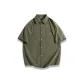 [Ice Silk Shirt]Army Green (Ho Letter Chest Marker)