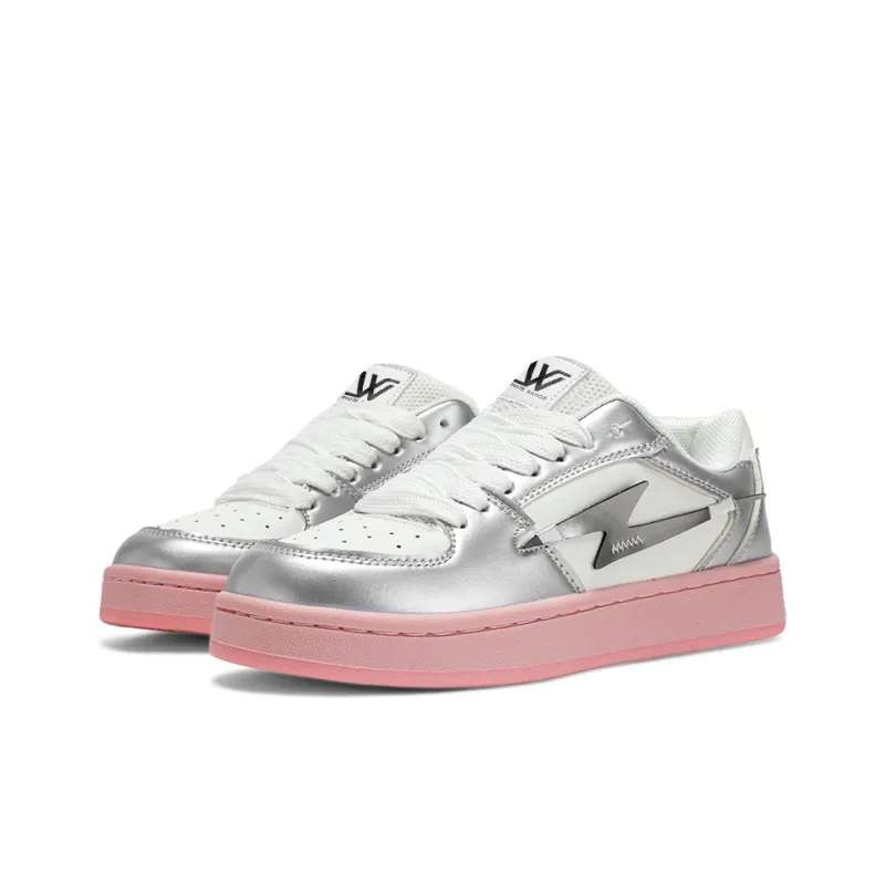 White Sands Slip Resistant, Abrasion Resistant, Breathable, Lightweight Low Top Skateboard Shoes Unisex-31