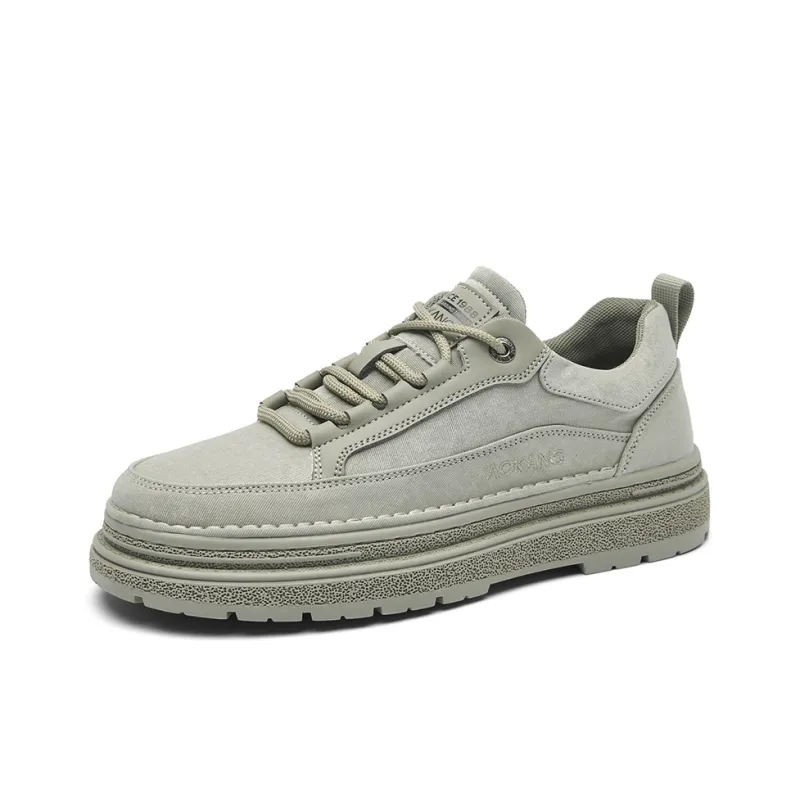 AOKANG Fashion Classics Series Anti Slip And Wear Resistant Height Increasing Low Top Skateboard Shoes Men's-1