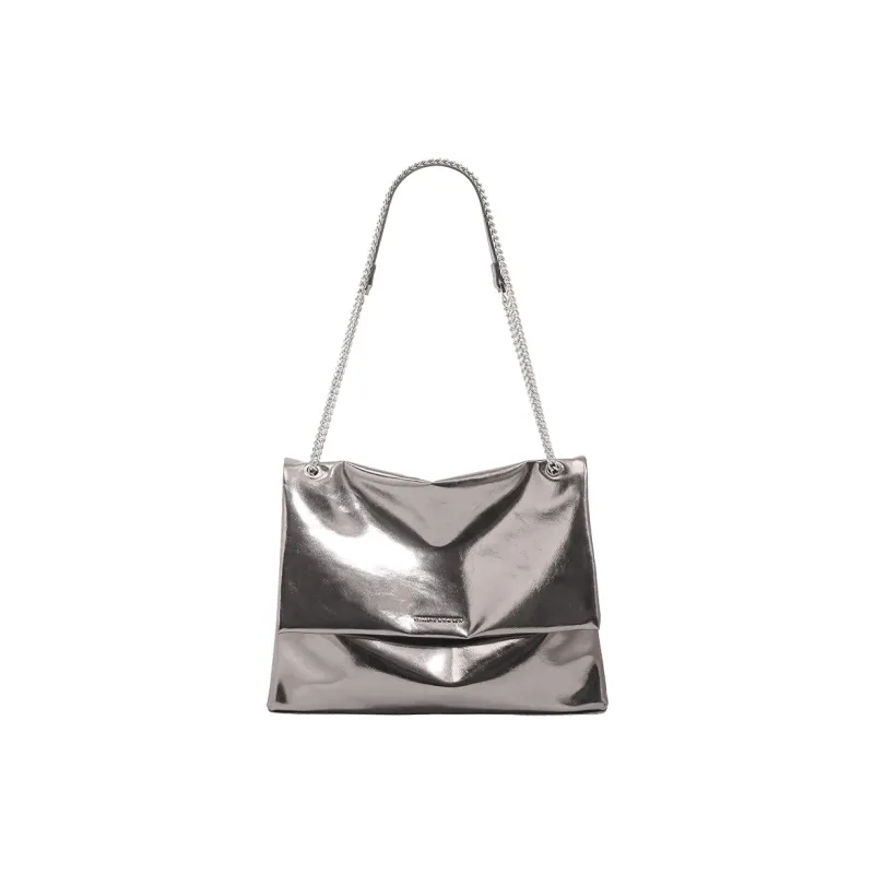 H YXIANG Microfiber Synthetic Leather Crossbody Bag, Shoulder Bag Women's Black/Gray-1