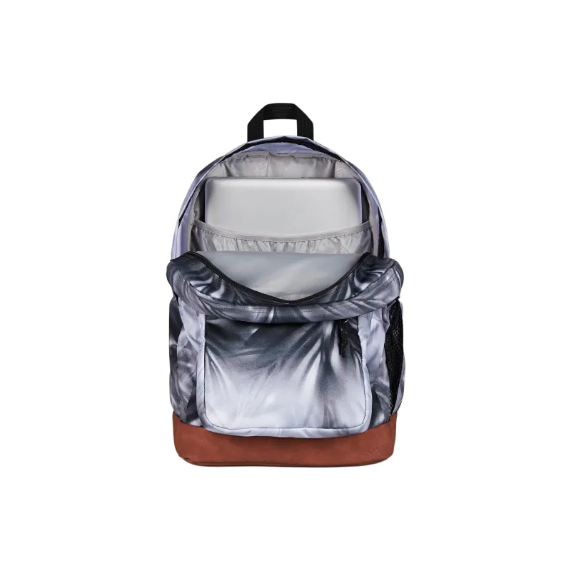 JanSport Recycled Polyester Backpack Men's White & Dark Gray-5