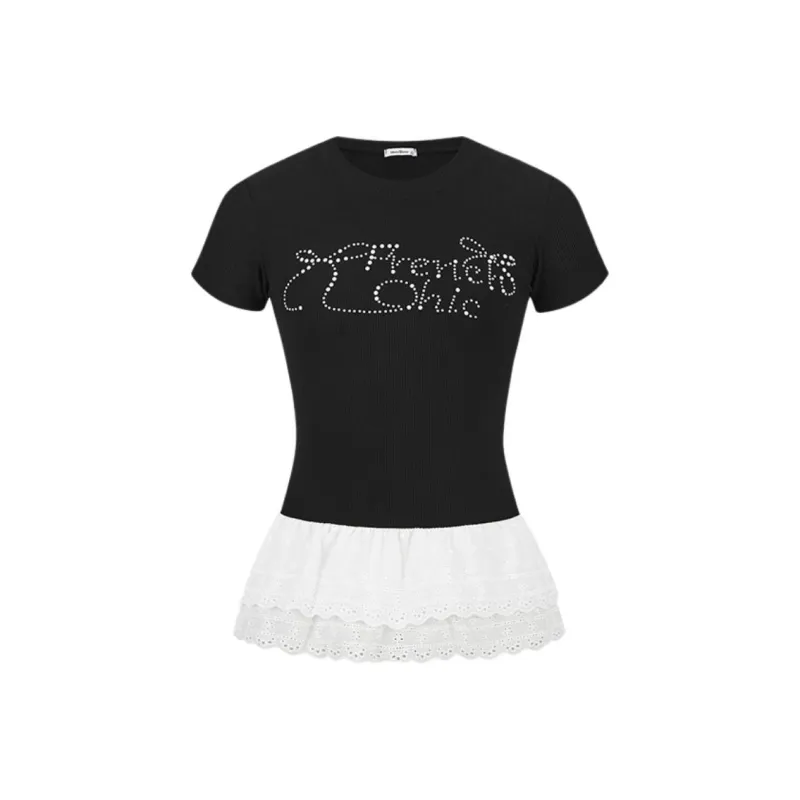 Dior Beauty Set in Sleeve T Shirt Women's-0