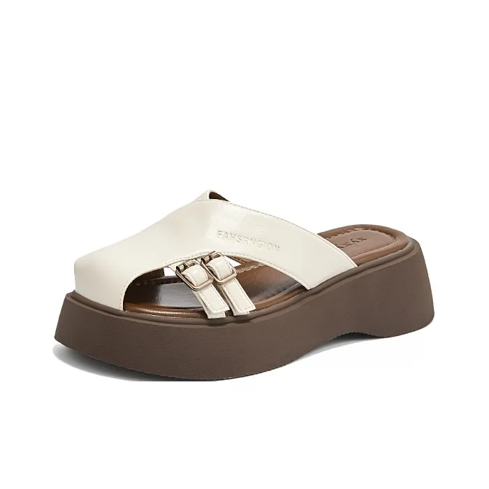 Xiangxiangli Closed Toe Slippers Women's-0