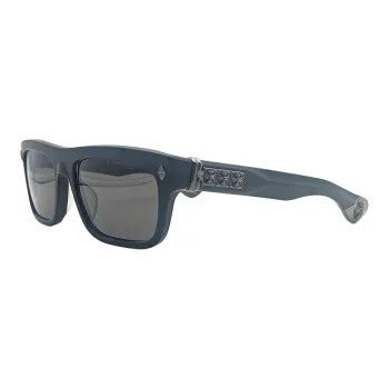 Chrome Hearts Acetate Square Sunglasses Men's Blue