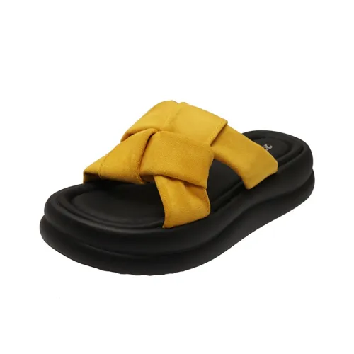 AJPAP Woven Slip Resistant Odor Resistant Abrasion Resistant Slide Slippers Women's