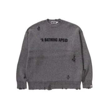A BATHING APE Sweater Men's Gray