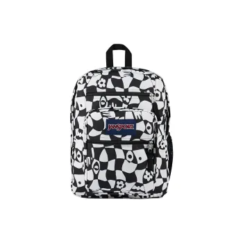 JanSport Polyester Backpack Unisex Black & White