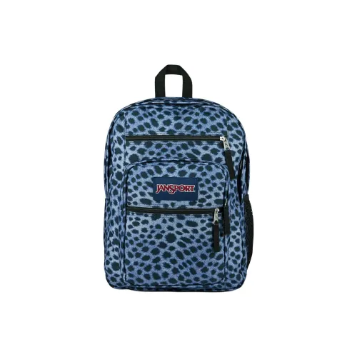 JanSport Polyester Backpack Unisex Blue & Black
