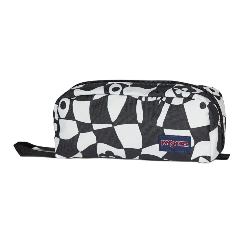 JanSport Recycled Polyester Clutch Unisex Black & White-1