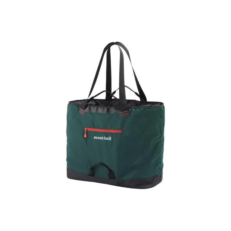 MONTBELL Nylon Handbag Medium Size Unisex Dark Green-0