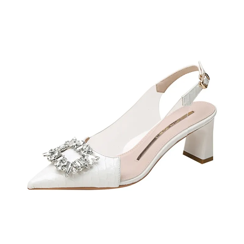 Lanza Chunky Heel High Heels Women's-0