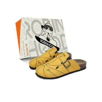 ROBINHOOD Odor Resistant Abrasion Resistant Slip Resistant Antibacterial Closed Toe Slippers Men's Box Included