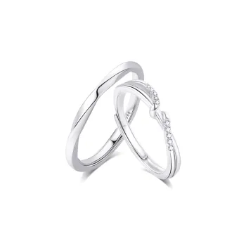 KUMET Sterling Silver Rings Unisex