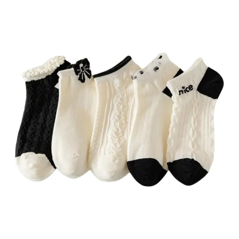 Gentle Welcome No Show Socks Women's 5 Pack-6