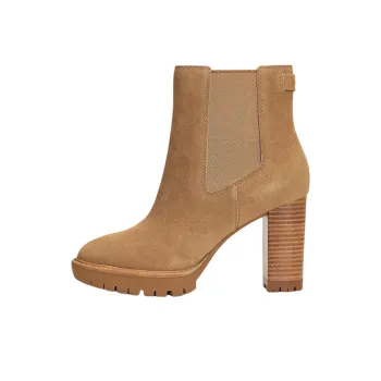 LAUREN RALPH LAUREN Layne Short Chelsea Boots 7.5cm Women's Camel