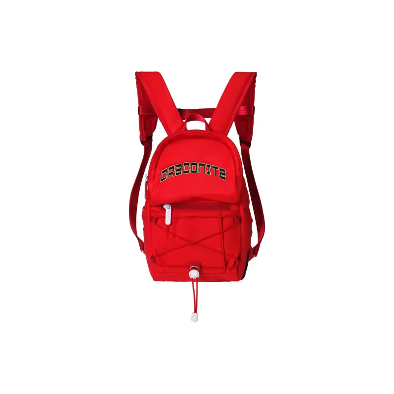 QRST Polyester Backpack Unisex Gray/Pink-14