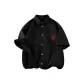 [Ice Silk Shirt]Black (with Red Seal Chest Logo)