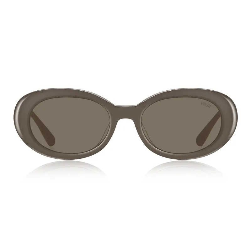 Prsr Plate Frame Oval Sunglasses Unisex-10