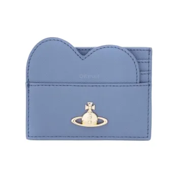 Vivienne Westwood Synthetic Leather Card Holder Unisex Blue