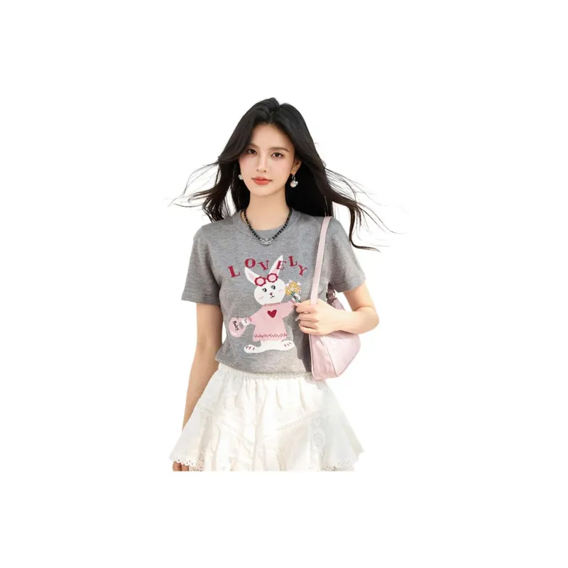 La Chapelle T Shirts Women's Gray-0