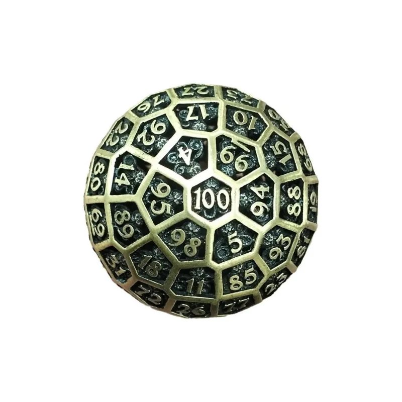Gollum 100 Sided Copper Dice Board Games-0