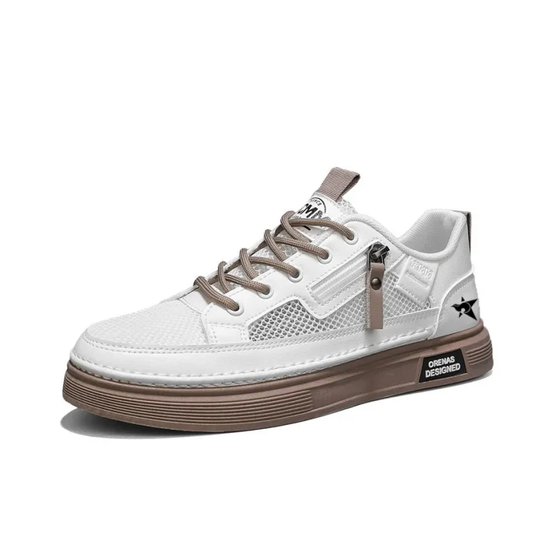 Bookish Star Anti Slip Wear Resistant Low Top Skateboard Shoes Men's-10