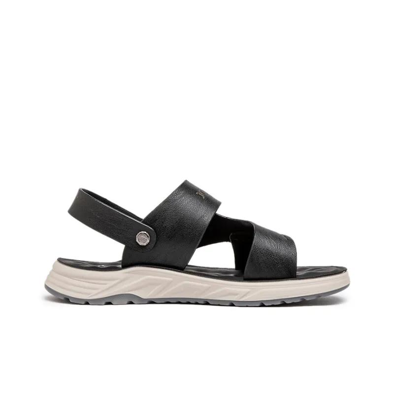 JOSINY Beach Sandals Men Black/Gray-1