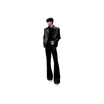 FALIAMS Suit Trousers Unisex Black