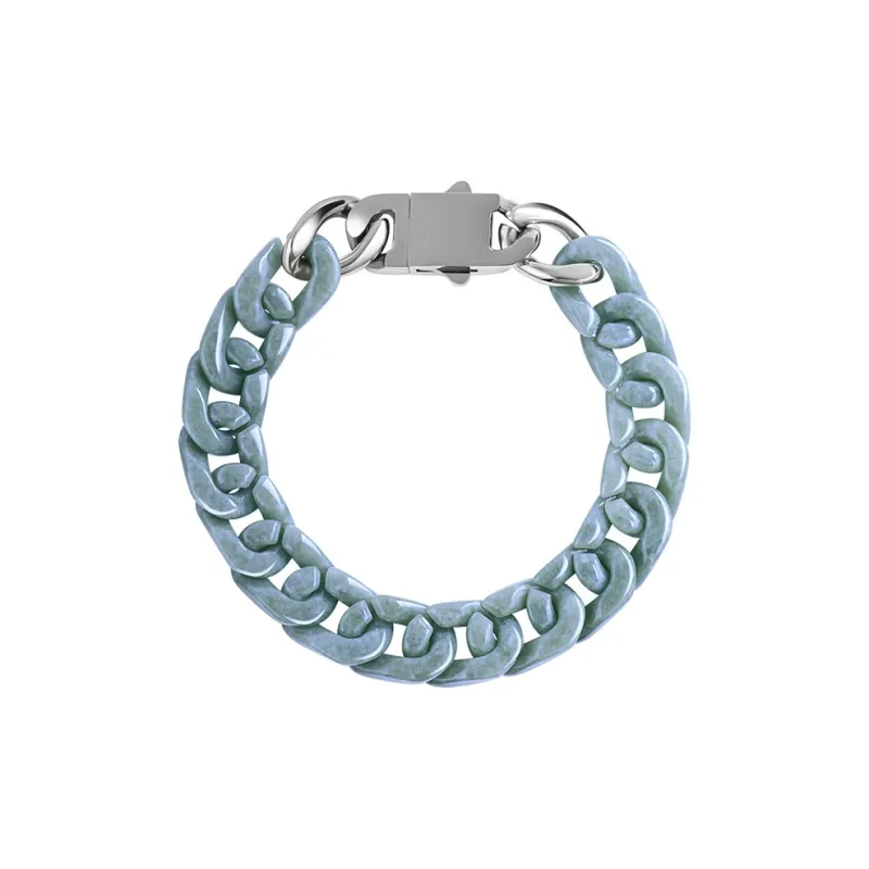 Qing Yi Bean Type Jadeite Bracelets Men's-7