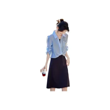 Still quiet Two Piece Skirt Sets Women's