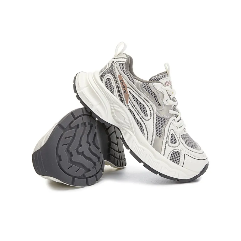 PLO CART Abrasion Resistant Low Top Chunky Sneakers Women's-9