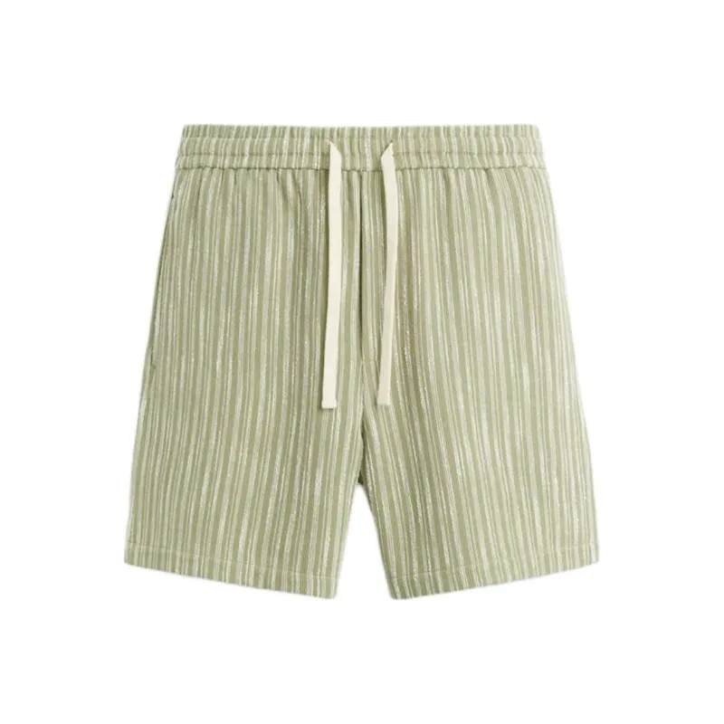 ZARA Casual Shorts Men Light Green-0