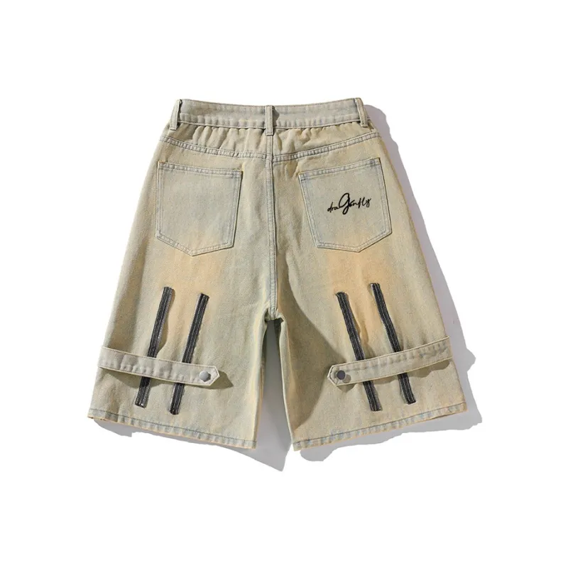 RED DRAGONFLY Denim Shorts Unisex-1