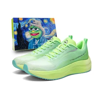 Pepe The Frog Cushioning Abrasion Resistant Breathable Lightweight Rebound Low Top Running Shoes Unisex