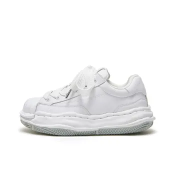 MASONONCE Low Top Skateboard Shoes Unisex White