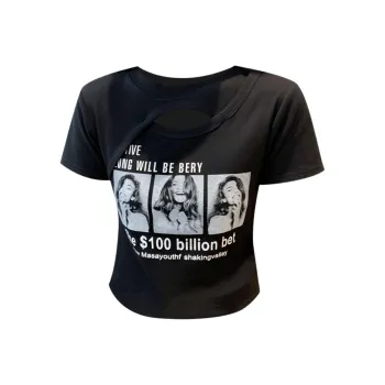 ABBY GODDESS T Shirts Women's Black