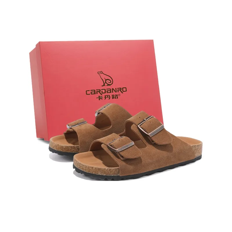 CARDANRO Quiet Slip Resistant Odor Resistant Abrasion Resistant Slide Slippers Women's-5