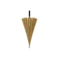[Manual]24-Rib High-End Leather Handle Coffee-Fiber Umbrella