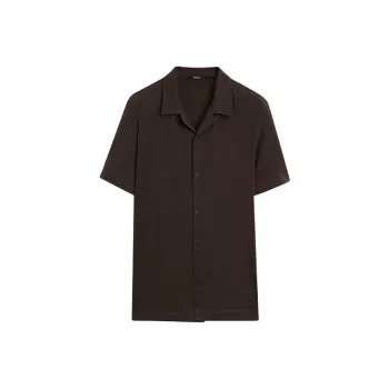 Massimo Dutti Shirts Men Brown